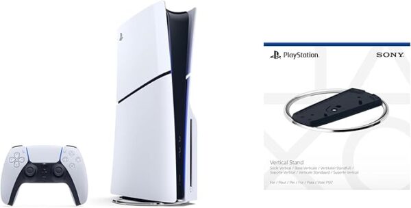 PS5 Disc Console (Slim) + Vertical Stand