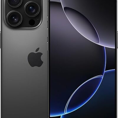 Apple iPhone 16 Pro, US Version, 128GB, Black Titanium – Unlocked (Renewed Premium)