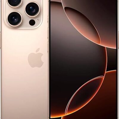 Apple iPhone 16 Pro, 256GB, Desert Titanium – Unlocked (Renewed)