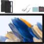 SAMSUNG Galaxy Tab A8 10.5-inch Touchscreen (1920x1200) Wi-Fi Tablet Bundle, Octa-Core Processor, 3GB RAM, 32GB Memory, Bluetooth, 128GB MicroSD Card, Android 11 OS