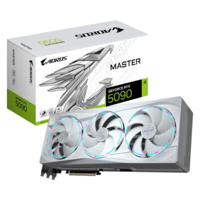 Gigabyte Aorus GeForce RTX 5090 Master Ice 32G Graphics Card (GV-N5090AORUSM ICE-32GD)